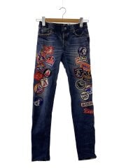 画像：REBEL ROCK/転写/リバーシブルスウェットパンツ/FREE/コットン/IDG/総柄/01221CP//