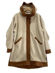 画像：CIRCLE LOGO/POLARTEC/マウンテンフリースコート/FREE/ポリエステル/IVO/01223CJ01//