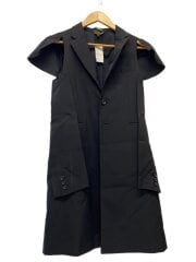 画像：テーラードジャケット解体/再構築/ベスト/S/ポリエステル/BLK/gk-j044/AD2012