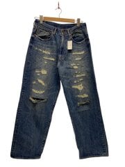 画像：5 Pockets Damage Denim Pants/S/インディゴ/11-21-1640-791