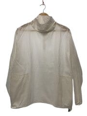 画像：COTTON SILK LAWN/ハイネックプルオーバーシャツ/1/コットン/WHT/無地/8016597