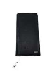 画像：長財布/レザー/BLK/メンズ