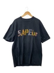 画像：Tシャツ/XL/コットン/BLK/プリント