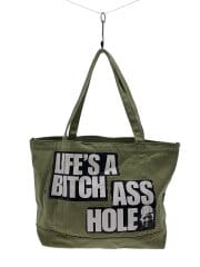 画像：トートバッグ/コットン/KHK/無地