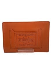 画像：カードケース/レザー/BRW/無地/メンズ/PS LEATHER WALLET GLASS LEATHER