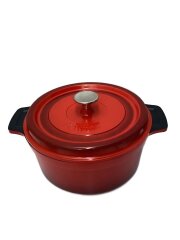 画像：Bellfina/鍋/サイズ:22cm/2点セット/RED