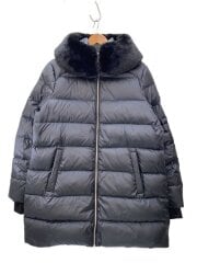 画像：ダウンジャケット/L/ナイロン/BLK/無地/77F5314M82