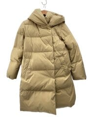 画像：ロングダウンジャケット/36/ポリエステル/BEG/無地/17-020-220-1050-4-0