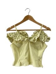 画像：OFF SHOULDER COMPACT PUFF TOP/S/ナイロン/YLW/0226104961350//
