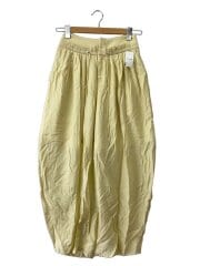画像：VOLUME BARREL SHEER PANTS/S/レーヨン/YLW/0226108611410//