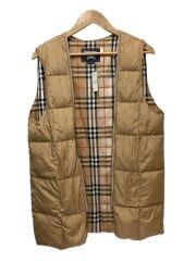 画像：ベスト/M/コットン/BEG/チェック/wv485-031
