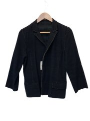 画像：ジャケット/M/コットン/BLK/無地/J0151FJ451