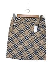 画像：スカート/38/コットン/BEG/チェック/FLF89-562-4338