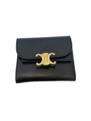 画像：スモール フラップウォレットトリオンフ／シャイニーカーフK/無地/レディース/10D783DPV