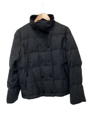 画像：ダウンジャケット/3/ウール/GRY/無地/E6F65-491-08