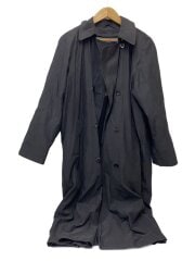 画像：ステンカラーコート/--/ポリエステル/BLK/無地/142972DI-511