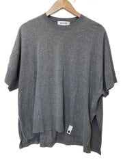 画像：KNIT×CUT T-SHRT/38/コットン/GRY/無地/300HS270-2320