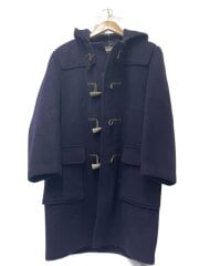 画像：80s/ブラックウォッチ/英国製/ダッフルコート/38/ウール/NVY