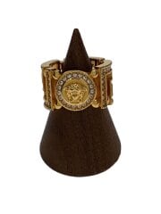 画像：グレカクリスタルリング/9号/レディース/ゴールドカラー