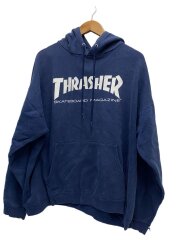 画像：90s～/FADED/Logo Hoodie/L/コットン/NVY/無地