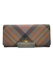 画像：長財布/--/マルチカラー/チェック/レディース