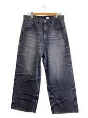 画像：ストレートパンツ/XL/コットン/GRY