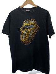 画像：Tシャツ/L/コットン/BLK/プリント