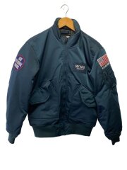 画像：NEWYORK A.N.G JACKET/フライトジャケット/M/ネイビー/783-3252064