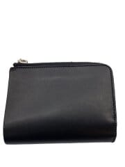 画像：FOLDED WALLET/3つ折り財布/レザー/ブラック/メンズ