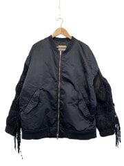 画像：MEZLAD PSYZYE/BIG MA1 BLOUZON/FREE/ナイロン/ブラック/DC-AW17-BL-05