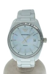 画像：クォーツ腕時計/アナログ/ステンレス/WHT/WHT/AR-1497