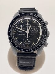 画像：クォーツ腕時計/アナログ/BLK