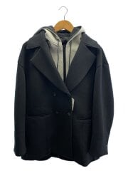 画像：ボンディングハーフ丈ジャケット/38/レーヨン/GRY/854710