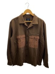 画像：SHIPMAN CAMP SHIRTS/長袖シャツ/M/ポリエステル/BRW/RWJ951