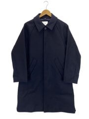 画像：メルトンオーバーサイズステンカラーコート/1/ウール/BLK/152651001