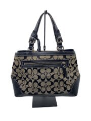 画像：スモールキャリーオール_シグネチャー_グレー/キャンバス/GRY/総柄