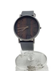 画像：+LUMBER/腕時計/アナログ/レザー/BRW/BLK/watch1100