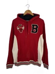 画像：パーカー/M/コットン/RED