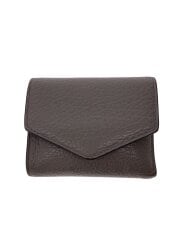 画像：3つ折り財布/レザー/GRY/レディース/S56UIO136