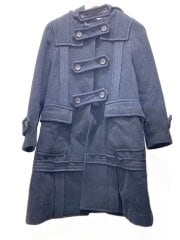 画像：05AW/ピーコート/S/ウール/BLK/rp-c009