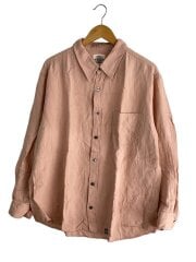画像：american wannabe/長袖シャツ/SIZE:XL/リネン/PNK/AWS-250202