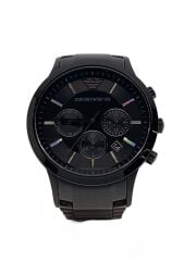 画像：クォーツ腕時計/アナログ/ステンレス/BLK