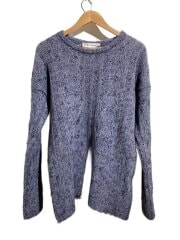 画像：Popover Round Neck Knit/ニット・セーター(厚手)/44/ウール/NVY/m4243ps
