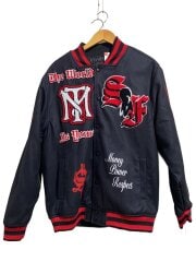 画像：scarface/スタジャン/XL/ポリエステル/BLK