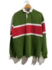 画像：アメリカ製/ポロシャツ/L/コットン/GRN