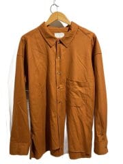 画像：WOOL FLANNEL SHIRT/長袖シャツ/2/ウール/BRW