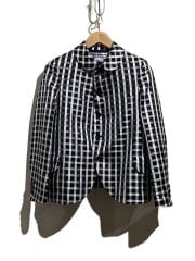 画像：ad2024/ジャケット/XS/ポリエステル/WHT/総柄/ro-j019