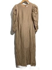 画像：7分袖ワンピース/36/コットン/BEG/CWF0211051