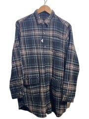 画像：アーツ期/2005AW/長袖シャツ/2/ウール/GRN/チェック/5A229-SH3
