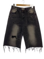 画像：ショートパンツ/XL/--/BLK/無地